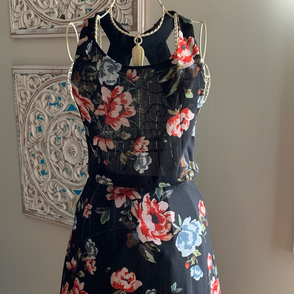 Open back dress